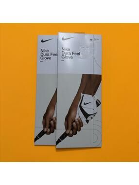 2- Nike Dura Feel Golf Gloves Men's Regular Left Medium New